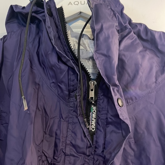 Campmor purple large hooded Utility zip up jacket - Picture 2 of 7